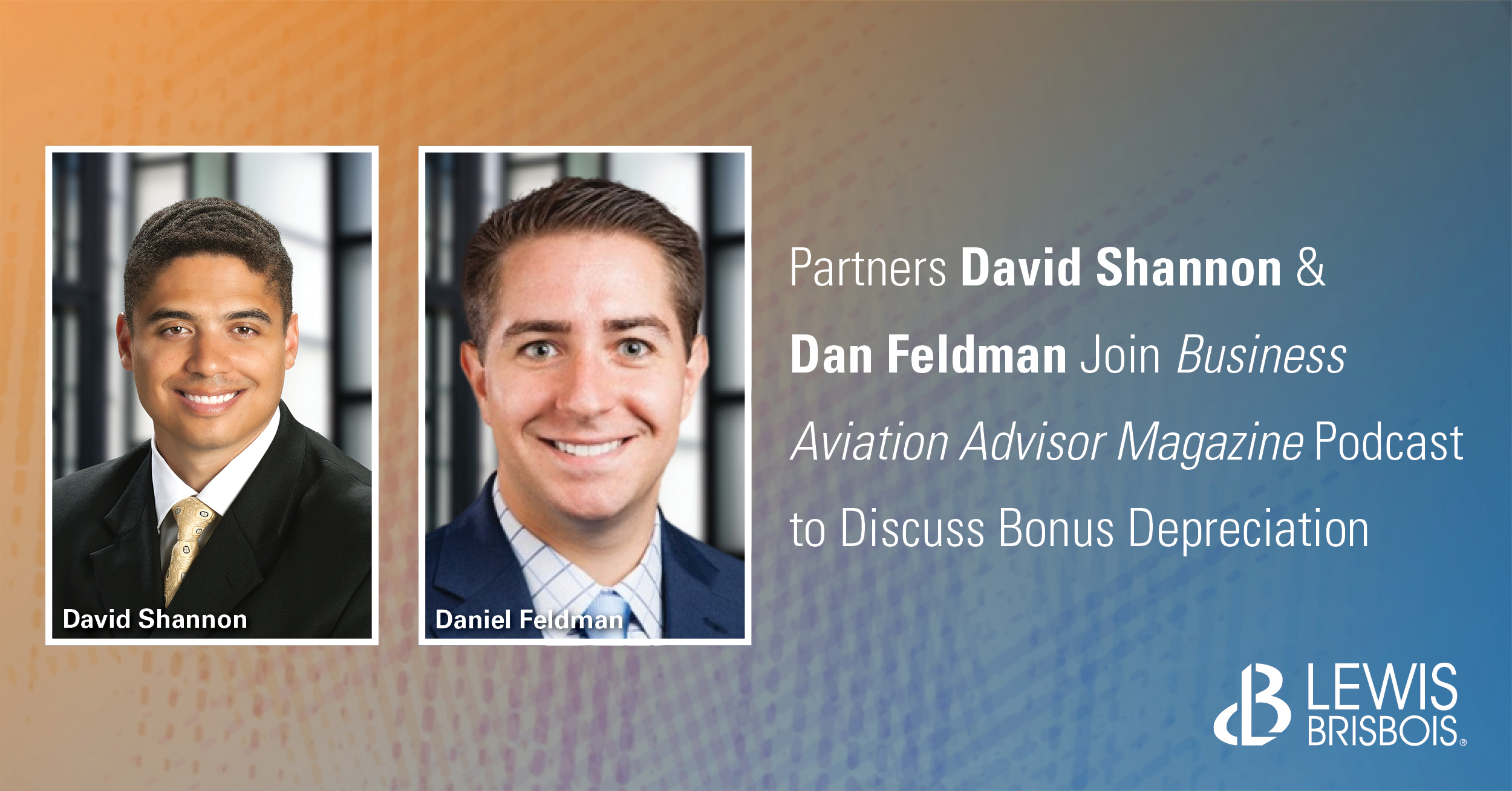 David David Shannon, Dan Feldman Join Business Aviation Advisor ...