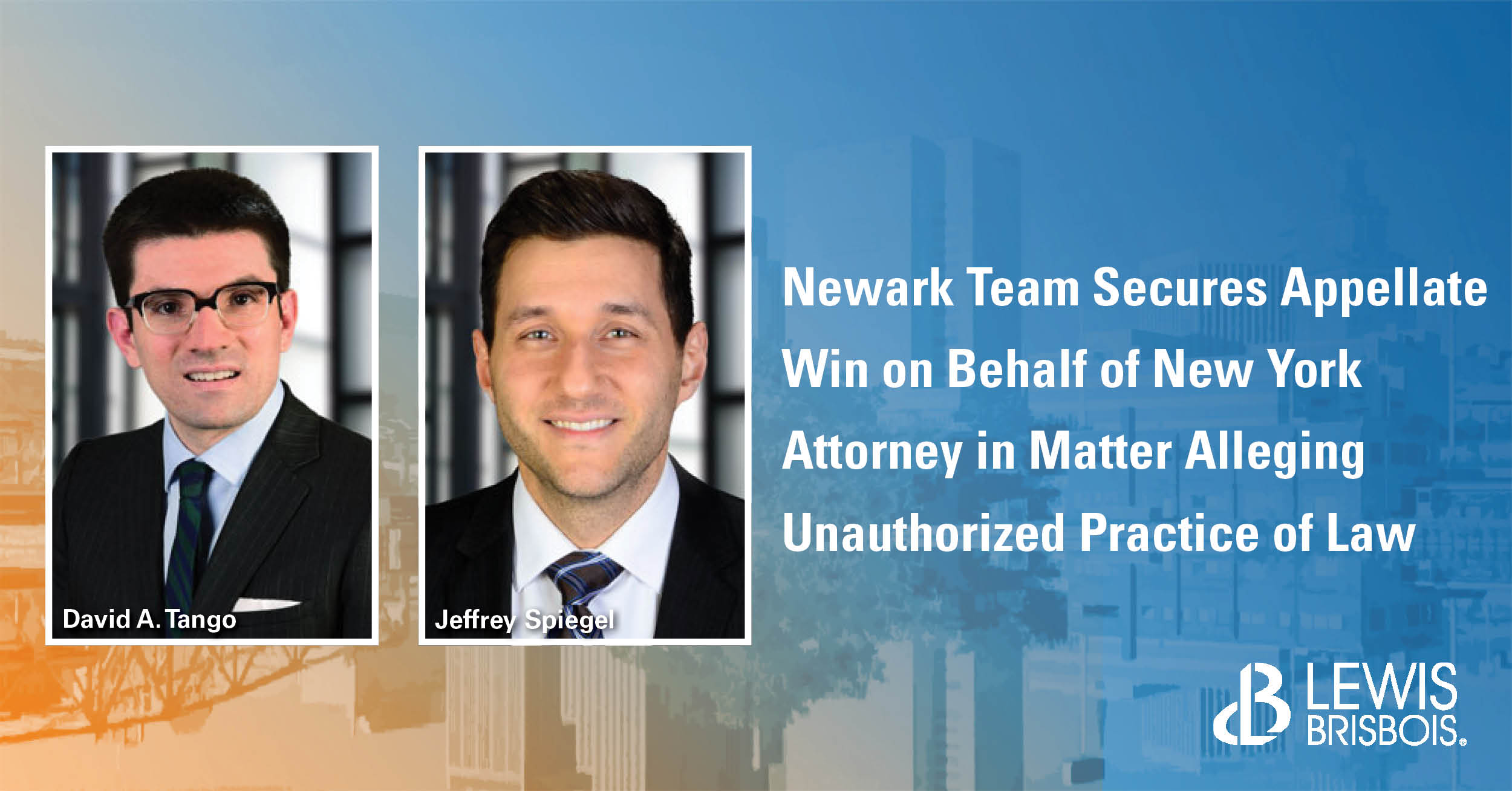 Newark Team Secures Appellate Win on Behalf of New York Attorney in