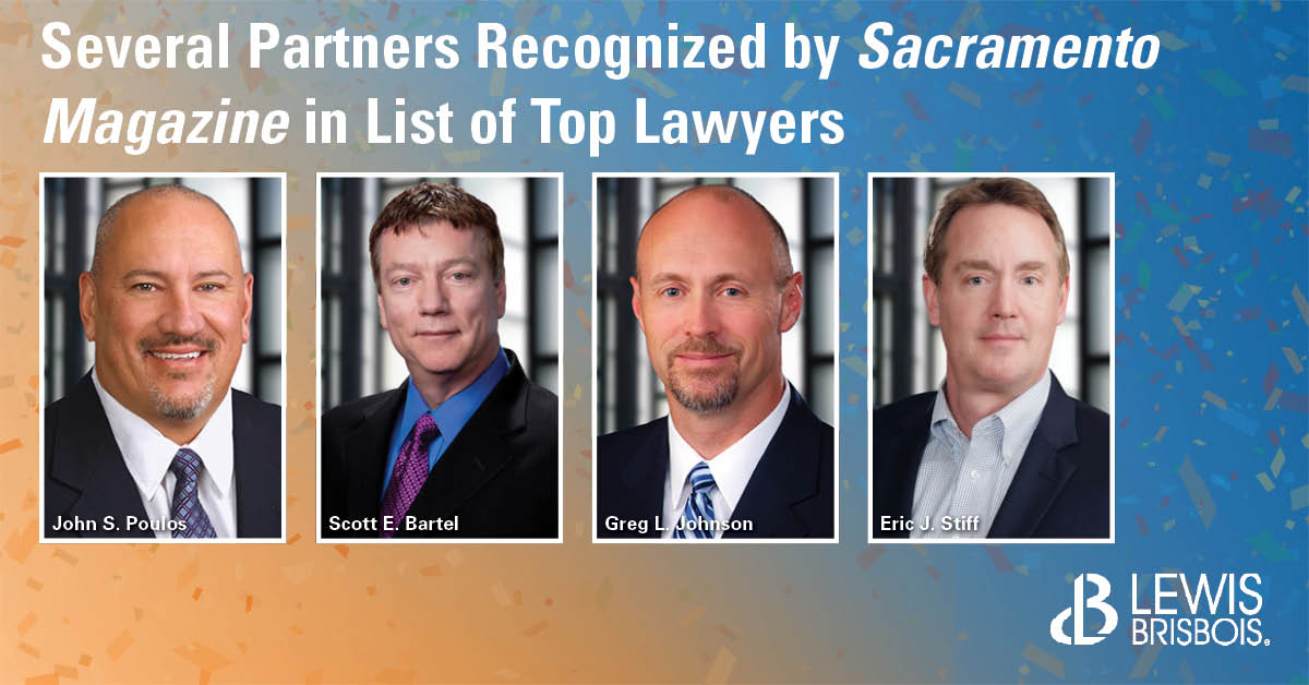 Several Partners Recognized by Sacramento Magazine in List of Top