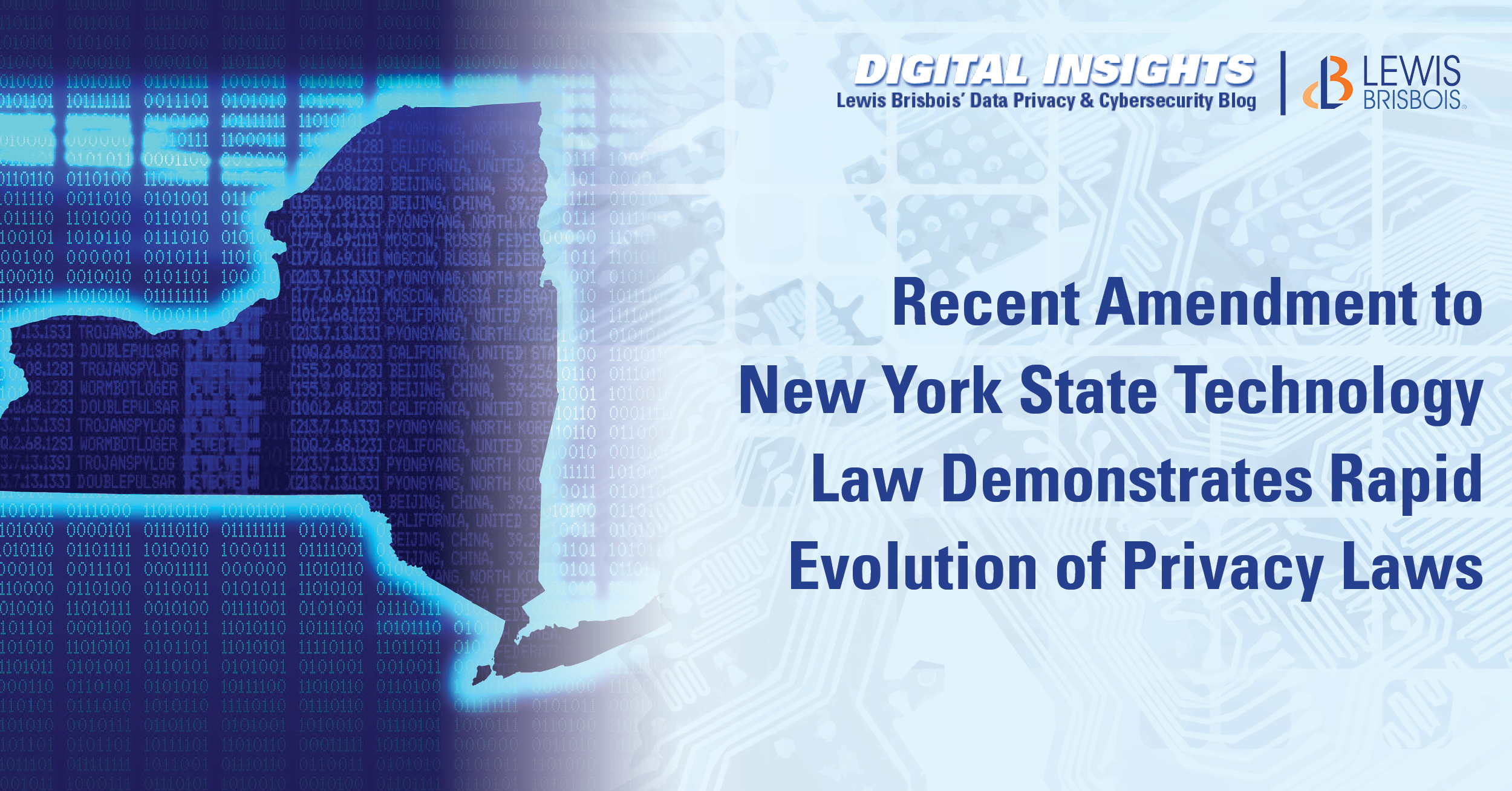Recent Amendment to New York State Technology Law Demonstrates Rapid