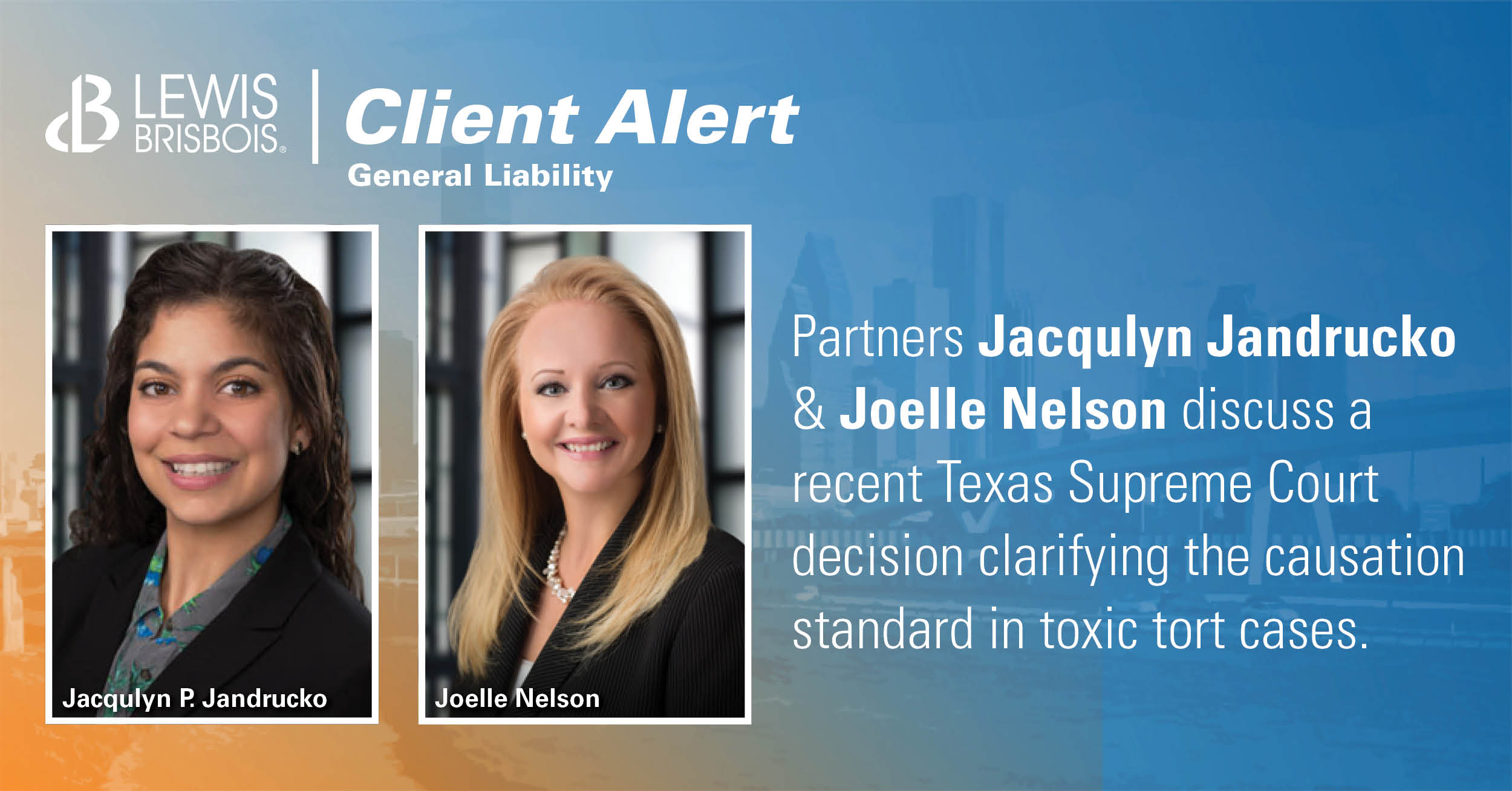 Whether Plants or People Texas Toxic Tort Causation Clarified Lewis